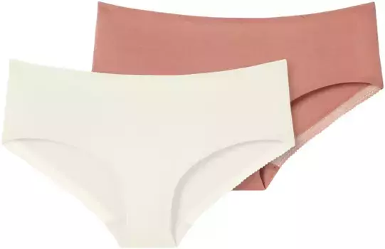 Трусики Schiesser (2 шт. в упаковке) с женственной кружевной лентой на поясе, цвет Sortiert 9