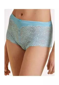 Трусики Sensual Secrets, кружево, декоративный бантик, женские CALIDA, цвет Blue Topaz