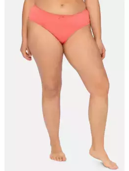 Трусики Sheego "большие размеры" (экономный пакет), с кружевными вставками, в двойной упаковке, белый