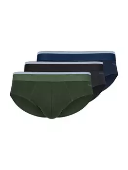 Трусики Skiny, цвет Light blue/Dark blue/Dark green/Black