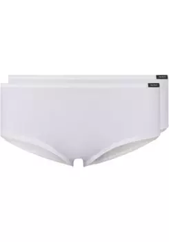 Трусики Skiny Panty "Advantage Cotton" (упаковка, 2 шт.), трусики с высоким вырезом до бедра, белый