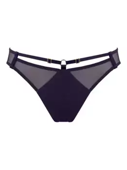 Трусики-слипы Nara с сетчатыми вставками Bordelle, фиолетовый