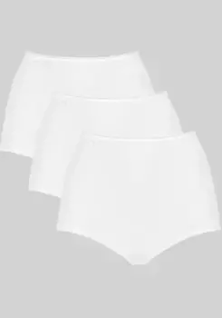 Трусики Sloggi "24/7 Microfibre Maxi C3P" (3 шт. в упаковке), из мягкой микрофибры, белый