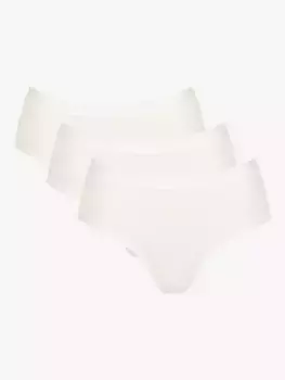 Трусики sloggi GO Casual Midi 3 шт, цвет silk/white