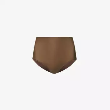 Трусики Soft Stretch с высокой посадкой из эластичной ткани Chantelle, цвет cocoa