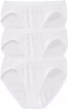 Трусики Speidel Jazz Pants (3 шт.), эластичный тканый пояс матового/глянцевого цвета, белый