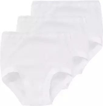 Трусики Speidel "Nelly" (3 шт. в упаковке) с высоким содержанием хлопка, белый