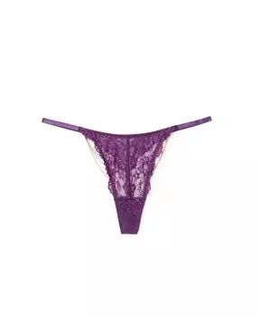 Трусики-стринги Elyza размера плюс Adore Me, фиолетовый