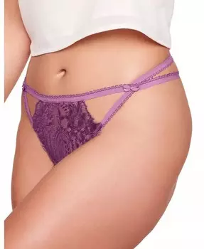 Трусики-стринги Enette больших размеров Adore Me, фиолетовый