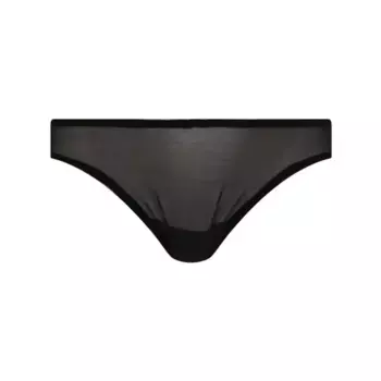 Трусики-Стринги из тюля Wolford, черный