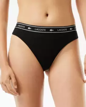 Трусики-стринги Lacoste, чёрный