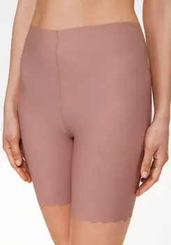 Трусики стринги LASCANA Skinny Long Johns, бежевый