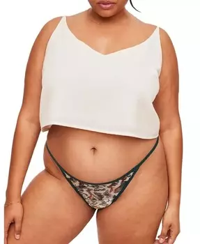 Трусики-стринги Nicoletta больших размеров Adore Me, белый