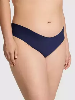 Трусики-стринги с высоким вырезом без показа Pink, цвет Midnight Navy
