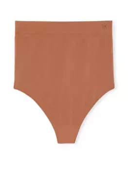 Трусики-стринги с высокой талией SeamlessShaping Victoria'S Secret, цвет Caramel