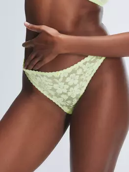 Трусики-стринги Savage X Fenty Lavish Lace, цвет Pale Green