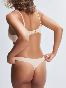 Трусики-стринги Savage X Fenty Microfiber No-Show, цвет Honey Nude