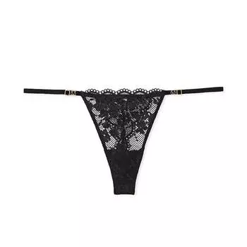 Трусики-стринги Victoria's Secret Love Cloud Adjustable, черный