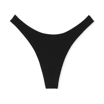 Трусики-стринги Victoria's Secret Stretch Cotton, черный