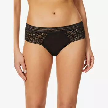 Трусики танга из эластичного кружева Raffin Wacoal, черный