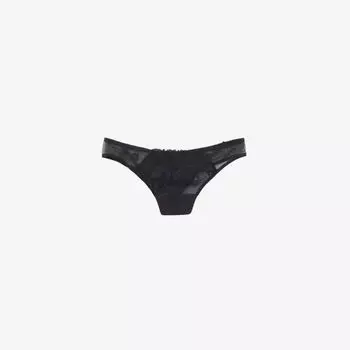 Трусики танга из эластичной ткани Champs Elysees Chantelle, черный
