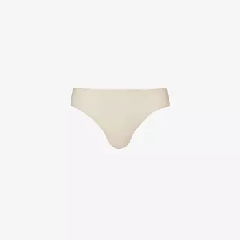 Трусики-Танга из мягкого эластичного кружева одного размера Chantelle, бежевый