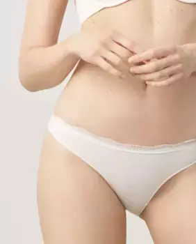 Трусики телесного цвета Ysabel Mora, белый