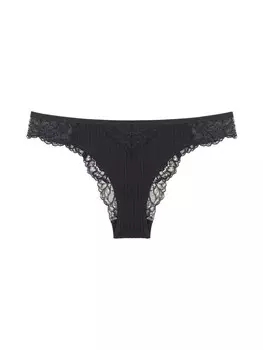 Трусики TRIUMPH Panty Peony Florale Brazilian, черный