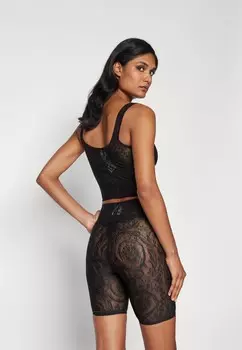 Трусики UNDERWEAR SHORT JACQUARD BAROQUE TULLE Versace, черный