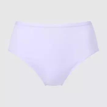 Трусики Uniqlo Basic с высокой талией, светло-фиолетовый