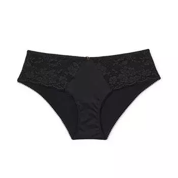 Трусики Victoria's Secret Love Cloud Cloud Lace Hiphugger, черный
