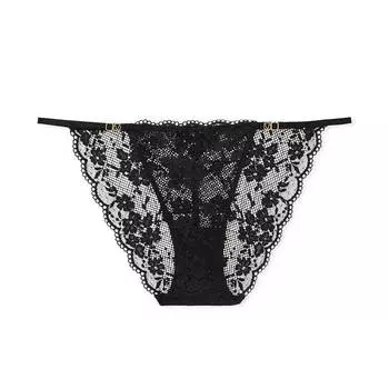 Трусики Victoria's Secret Love Cloud Lace Adjustable, черный