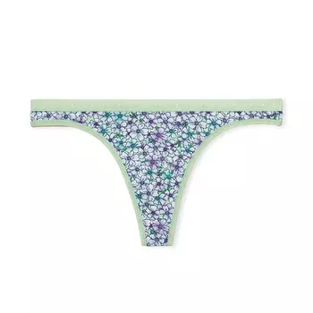Трусики Victoria's Secret Stretch Cotton Thong Classic, мятный