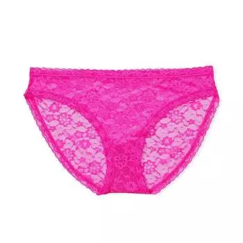 Трусики Victoria's Secret The Lacie Lacie Bikini, розовый