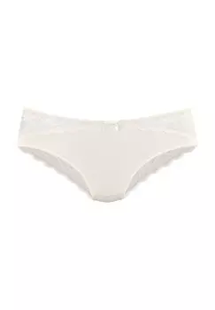 Трусики Vittoria, кружевные детали, декоративный бантик, женские LASCANA, кремовый