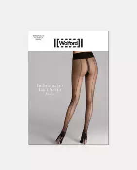 Трусики Wolford плотностью 10 ден с полоской сзади, черный