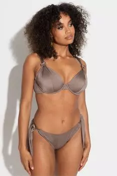 Трусики Zante с завязками по бокам Pour Moi, серебряный