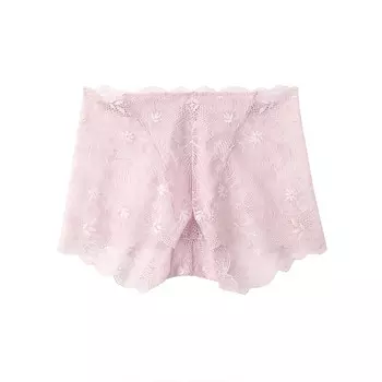 Трусики женские Muji кружевные, черный