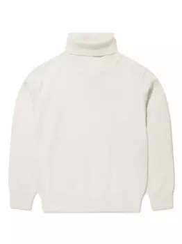 Trussardi джемпер с логотипом, белый