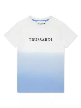 Trussardi футболка Factue с эффектом деграде, синий