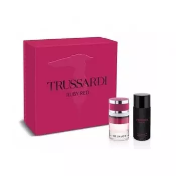 TRUSSARDI Ruby Red EDP 60 мл + лосьон для тела 125 мл Подарочный набор 185 мл