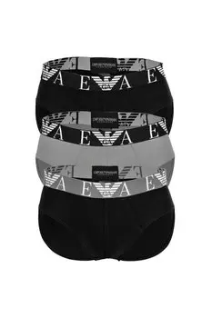 Трусы 20425 с логотипом Emporio Armani, черный