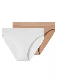 Трусы 2-PACK CLASSIC SEAMLESS Schiesser, бежевый