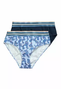 Трусы 2 PACK DOT PRINT Ulla Popken, темно-синий