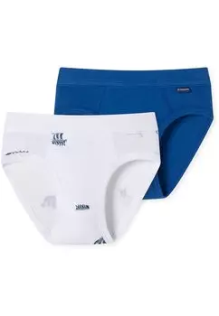Трусы 2-PACK FINE Schiesser, цвет white