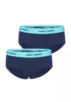 Трусы 2 PACK Happy Shorts, темно-синий