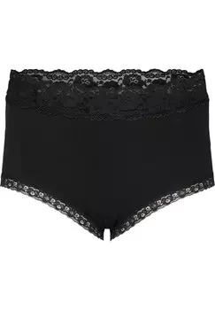 Трусы 2-PACK WITH AND HIGH WAIST Devoted By Zizzi, черный