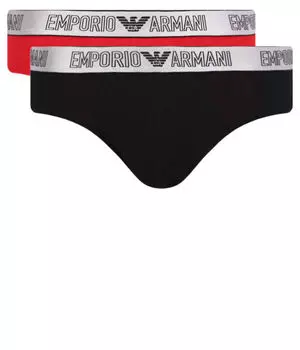 Трусы 2 шт. Emporio Armani, черный
