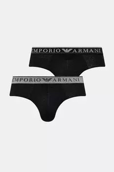 Трусы (2 шт) Emporio Armani Underwear, черный