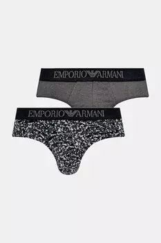Трусы (2 шт) Emporio Armani Underwear, серый